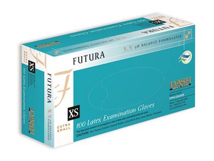 -Futura MED Latex PF Txt Teal Gloves (100) product image