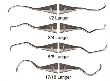 -3/4 Langer Curette MiniFive #4 Round product image