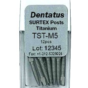 #M5 Medium Classic Surtex Titanium Posts 1.65mm Refill Pack of 12 thumbnail 6