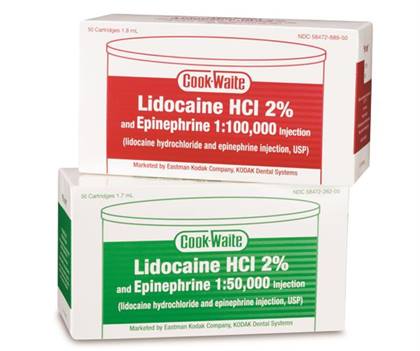 Lidocaine HCI 2% W/epi 1:50,000 (50) product image
