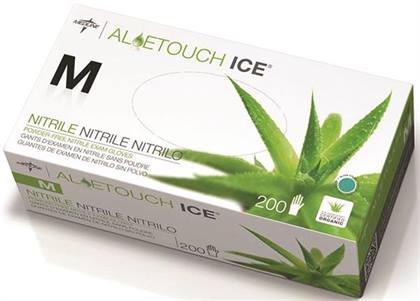 Aloetouch Ice Nitrile Exam Gloves X-Small Green Non-Sterile thumbnail 4