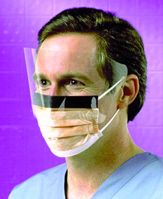 FluidShield Procedure Combination Mask / Shield ASTM Level 3 Anti-Fog Orng 25/Bx thumbnail 11