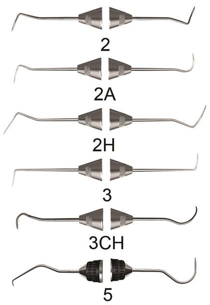 Explorer, Double-Ended, # 5, Orban/Shepherd's Hook, # 7 Satin Steel Colors Handle, 1/Pk, EXD57 thumbnail 11
