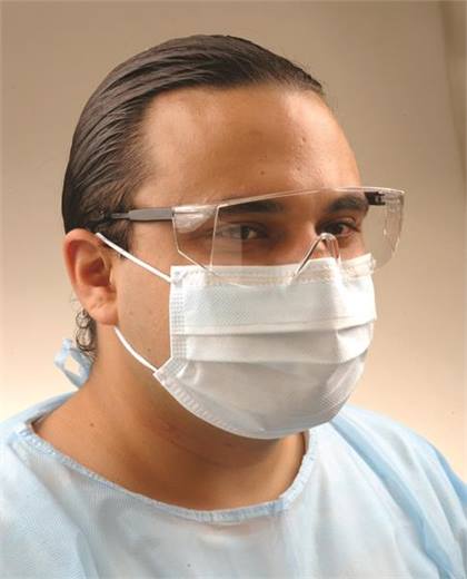 Ultra Sensitive FogFree Earloop, with Shield, White, 25/Box, GCPWSSF thumbnail 13