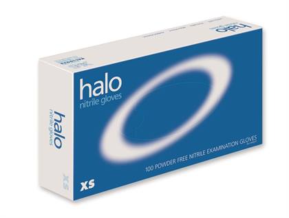 Halo Nitrile Exam Gloves Small Dark Blue Non-Sterile thumbnail 15