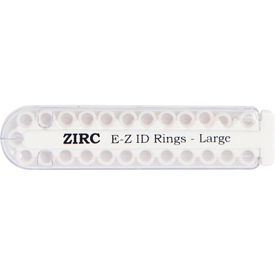 White E-Z ID Rings Large Pack of 25 thumbnail 10