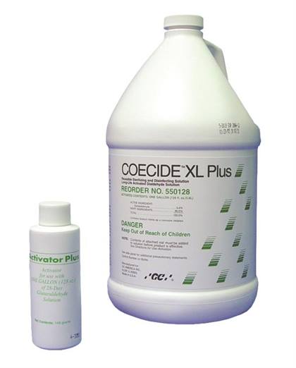 Coecide XL Plus Sterilization Disinfectant 3.4% Glutaraldehyde 1 Gallon Gal/Bt product image