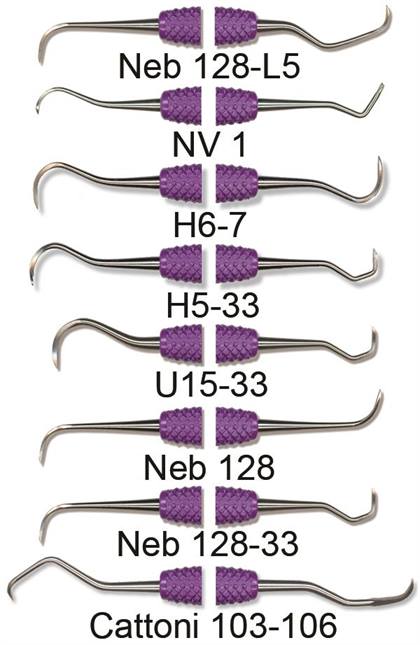 Cruise Line Sickle Scaler, Double-Ended, 128 Nebraska, Anterior, Purple, 1/Pk, R114 thumbnail 11