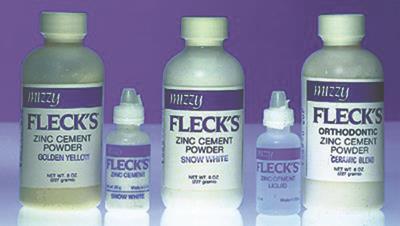 Flecks Powder Cement Golden Yellow Orthodontic Size 8oz/Bt thumbnail 5