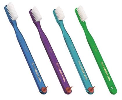 GUM Classic Manual Toothbrush Adult Compact Soft 12/Pk product image