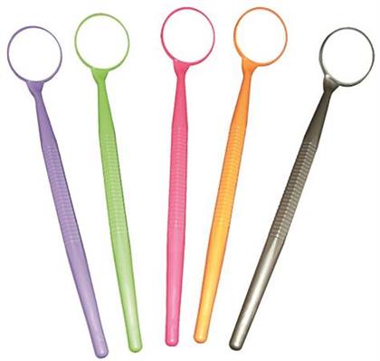 Hand Mega Mirror 15.5 in 2.5 in Lens Neon Green Ea thumbnail 8