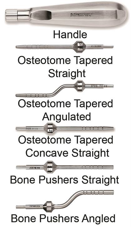 Straight Interchangable Osteotome Concave Tip 3.7mm thumbnail 5