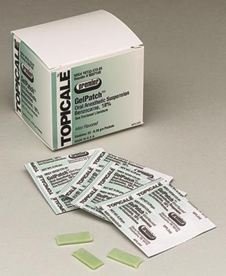 Topicale Anesthetic Gel Patch, 1.4 mm, Mint, 25/Pk thumbnail 16